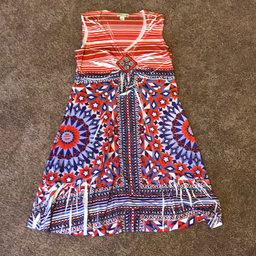 SOLD! World Unity • Red, White, Blue Dress